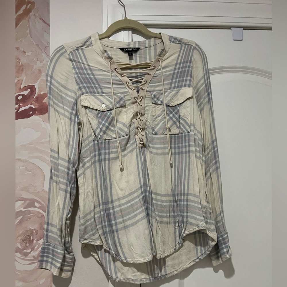 Express Size XS Tie Up Flannel
